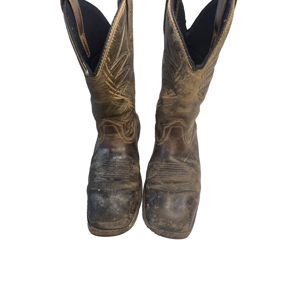 Irish Setter Marshall Brown Leather Work Boots Men 9.5 Steel Toe 83923 Outdoor